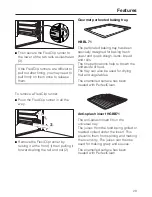 Предварительный просмотр 29 страницы Miele H6461B Operating And Installation Instructions