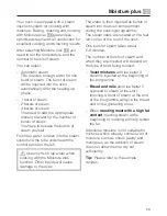 Предварительный просмотр 59 страницы Miele H6461B Operating And Installation Instructions