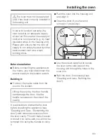 Предварительный просмотр 123 страницы Miele H6461B Operating And Installation Instructions