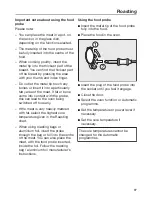 Предварительный просмотр 97 страницы Miele H6500BM Operating And Installation Instructions