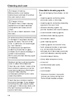 Предварительный просмотр 126 страницы Miele H6500BM Operating And Installation Instructions