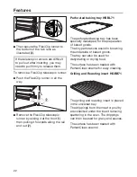 Предварительный просмотр 22 страницы Miele H6560B Operating And Installation Instructions