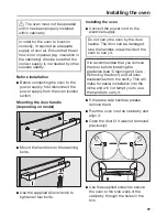 Предварительный просмотр 99 страницы Miele H6560B Operating And Installation Instructions