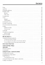 Предварительный просмотр 3 страницы Miele H6560BP Operating And Installation Instructions