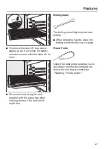 Предварительный просмотр 27 страницы Miele H6600 Operating And Installation Instructions