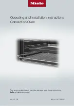 Preview for 1 page of Miele H6660BPBL Operating And Installation Instructions