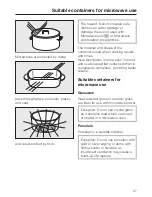 Предварительный просмотр 57 страницы Miele H6800BM Operating And Installation Instructions