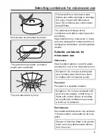 Предварительный просмотр 47 страницы Miele H6800BMCS Operating And Installation Instructions