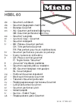 Предварительный просмотр 1 страницы Miele HBBL 60 Manual