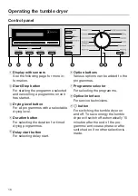 Предварительный просмотр 16 страницы Miele heat pump dryer Operating Instructions Manual