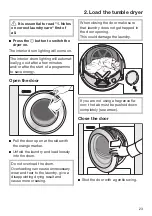 Предварительный просмотр 23 страницы Miele heat pump dryer Operating Instructions Manual