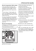 Предварительный просмотр 27 страницы Miele heat pump dryer Operating Instructions Manual