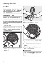 Предварительный просмотр 40 страницы Miele heat pump dryer Operating Instructions Manual