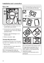 Предварительный просмотр 60 страницы Miele heat pump dryer Operating Instructions Manual