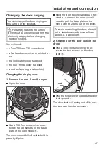 Предварительный просмотр 67 страницы Miele heat pump dryer Operating Instructions Manual