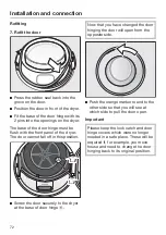 Предварительный просмотр 72 страницы Miele heat pump dryer Operating Instructions Manual