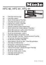 Miele HFC 60 Manual preview