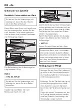 Preview for 4 page of Miele HFC 60 Manual