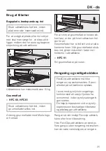 Preview for 25 page of Miele HFC 60 Manual