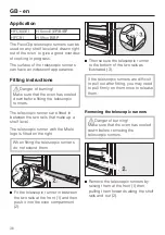 Preview for 36 page of Miele HFC 60 Manual