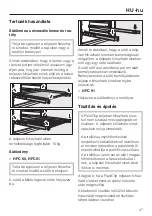 Preview for 47 page of Miele HFC 60 Manual