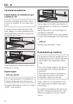 Preview for 80 page of Miele HFC 60 Manual