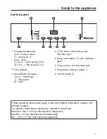 Preview for 7 page of Miele HG03 Operating Instructions Manual