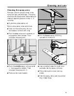 Preview for 73 page of Miele HG05 Operating Instructions Manual