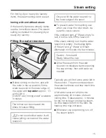 Preview for 15 page of Miele HM 16-80 Operating Instructions Manual