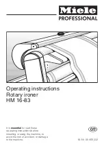 Preview for 1 page of Miele HM 16-83 Operating Instructions Manual