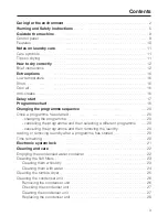 Preview for 3 page of Miele Honeycomb care Paragon sensor Operating Instructions Manual