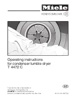 Miele HoneyComb care T 4472 C Operating Instructions Manual preview