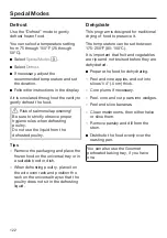 Предварительный просмотр 122 страницы Miele HR 1622-2 Operating Instructions Manual