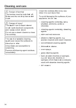 Preview for 36 page of Miele HR 1936 Operating Instructions Manual