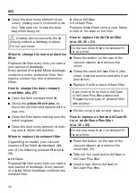 Preview for 40 page of Miele HS07 Operating Instructions Manual