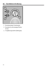 Preview for 12 page of Miele HS08 Operating Instructions Manual