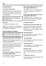 Preview for 24 page of Miele HS08 Operating Instructions Manual