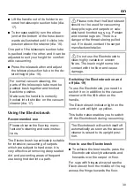 Preview for 39 page of Miele HS08 Operating Instructions Manual