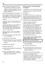 Preview for 88 page of Miele HS08 Operating Instructions Manual