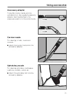 Preview for 21 page of Miele HS09 Operating Instructions Manual