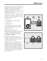 Preview for 23 page of Miele HS09 Operating Instructions Manual