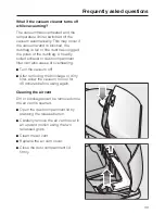 Preview for 33 page of Miele HS09 Operating Instructions Manual