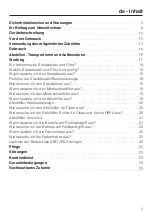 Preview for 3 page of Miele HS11 Operating Instrucktion