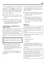 Preview for 17 page of Miele HS11 Operating Instrucktion