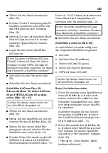 Preview for 25 page of Miele HS15 Operating Instructions Manual