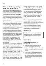 Preview for 44 page of Miele HS15 Operating Instructions Manual