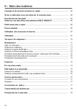 Preview for 54 page of Miele HS16 Operating Instructions Manual