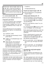 Preview for 119 page of Miele HS16 Operating Instructions Manual