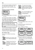 Preview for 46 page of Miele HS17 Operating Instructions Manual