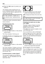 Preview for 48 page of Miele HS17 Operating Instructions Manual